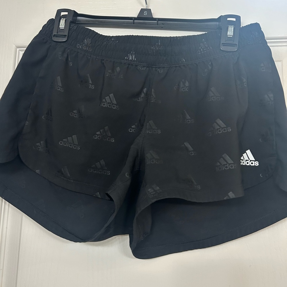 Women’s adidas athletic shorts black size medium